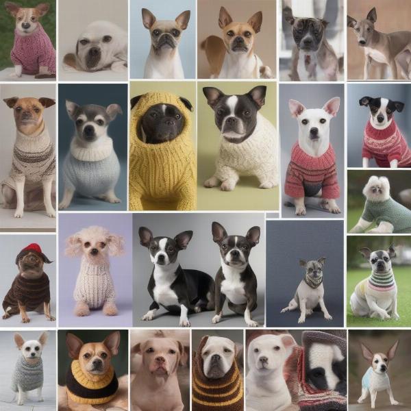 Knitting patterns tailored for different breeds