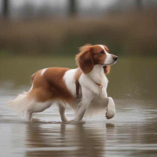 Kooikerhondje luring ducks