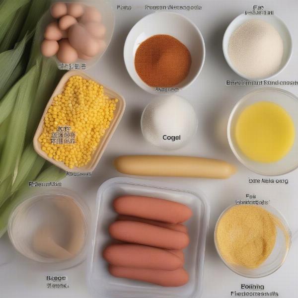 Korean Corn Dog Ingredients