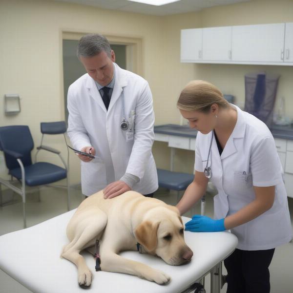 Lab Stud Dog Health Check