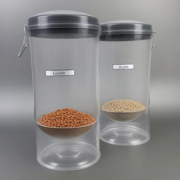 Comparing Plastic and Metal Dog Food Containers