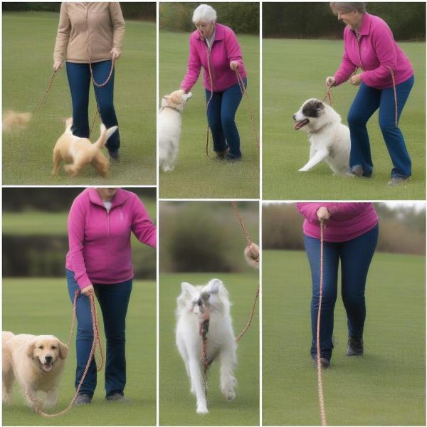 Dog Training with a Lead Rope