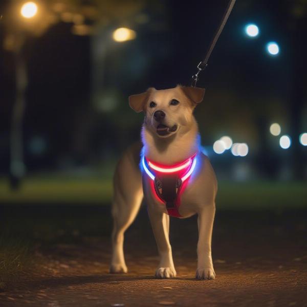 LED Dog Collar for Night Safety