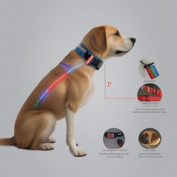 Choosing the right size LED dog collar for your dog