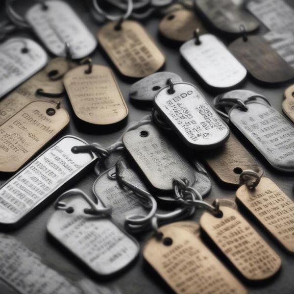 Legible Dog Tags