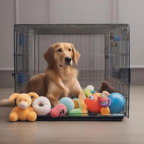 Crate for Managing Destructive Behavior