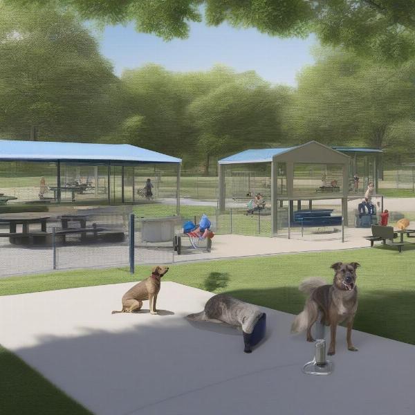 Lums Pond Dog Park Amenities