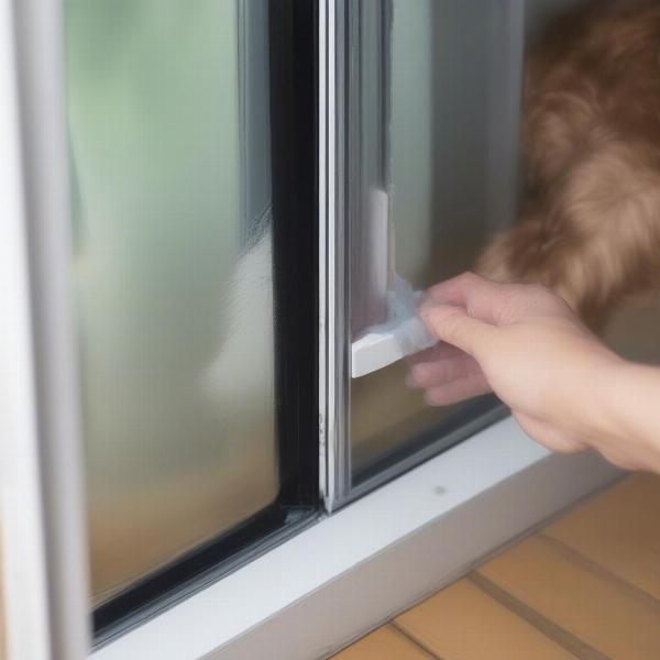 Maintaining a Dog Door in Glass