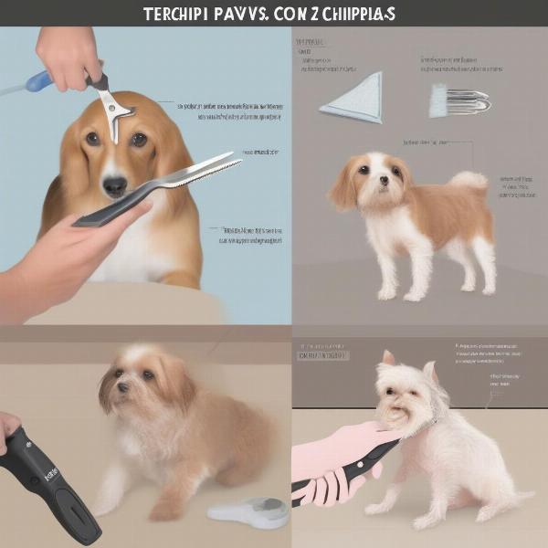 Making nail trimming easier for small dogs