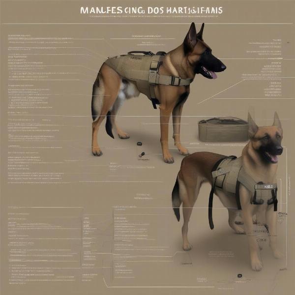 Different Types of Malinois Dog Harnesses