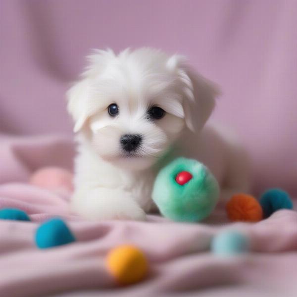 Playful Maltese Puppy