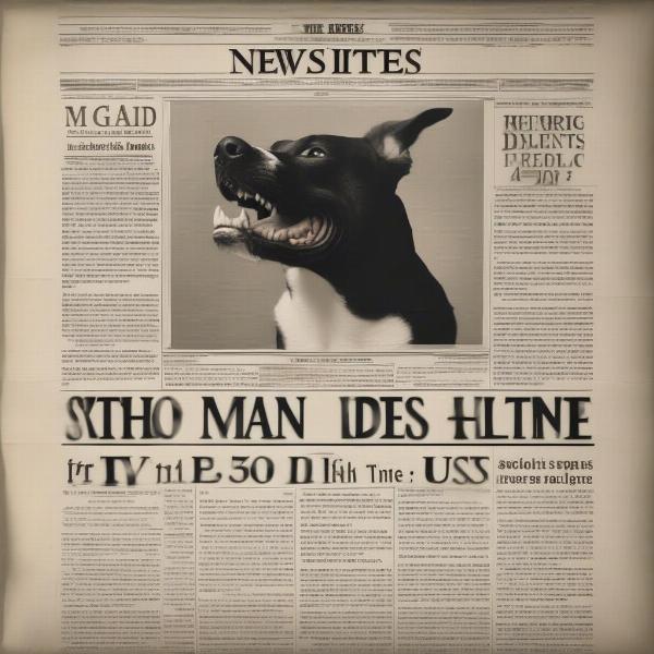 Man Bites Dog News Headline