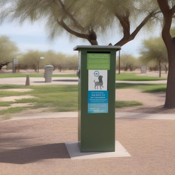 Marana Park Dog Waste Station