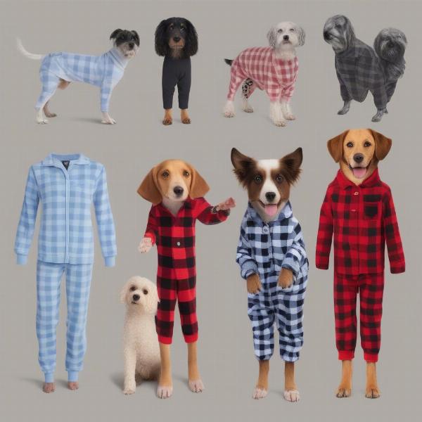 Matching Dog Pajamas: Cotton and Flannel Options