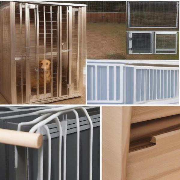 Materials and construction of a small dog kennel