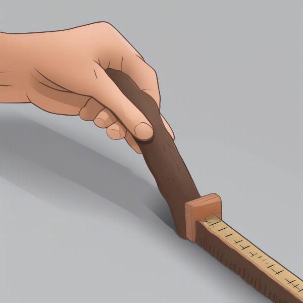 Measuring Bully Stick for Correct Holder Size