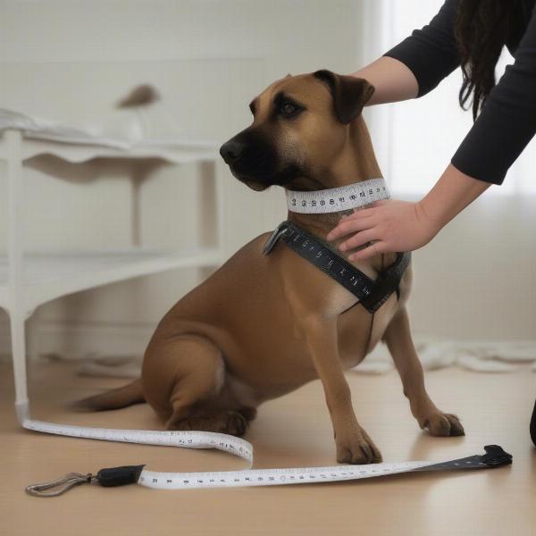 Measuring Dog Chest Girth