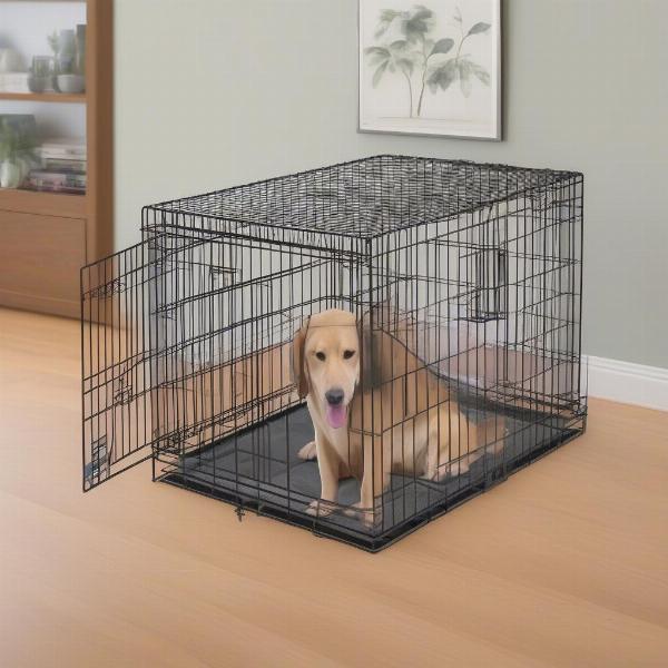 Measuring a Dog Crate for a Cover