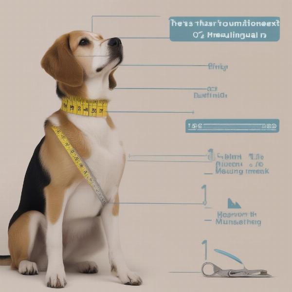 Measuring a Dog for a Collar