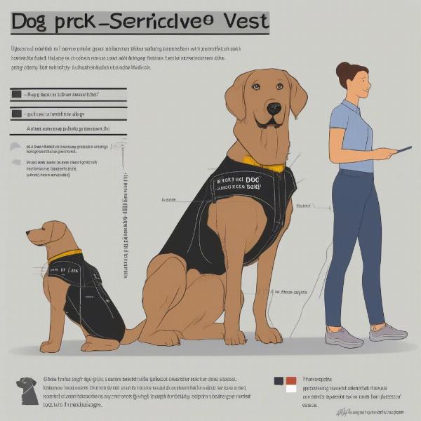 Measuring a Dog for a Service Dog Vest