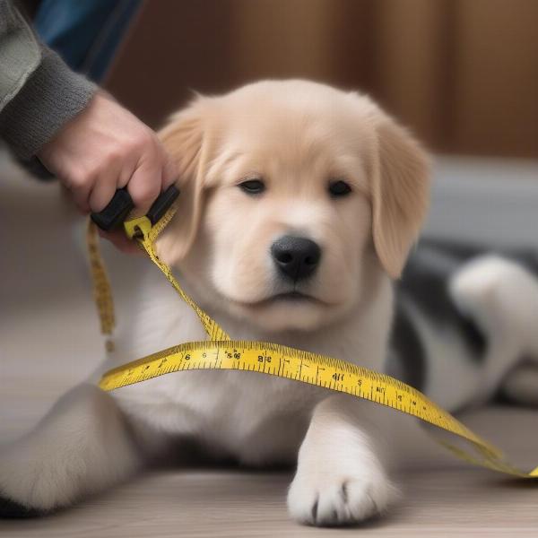 Measuring a Dog for XXL Clothes