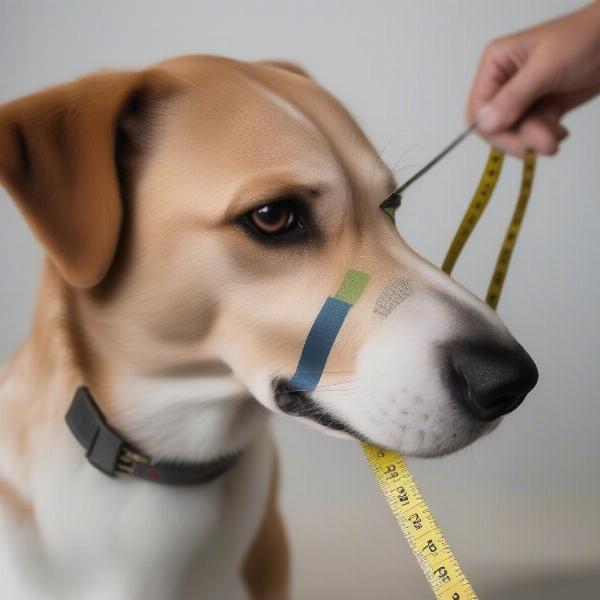 Measuring a Dog's Neck for Collar Size