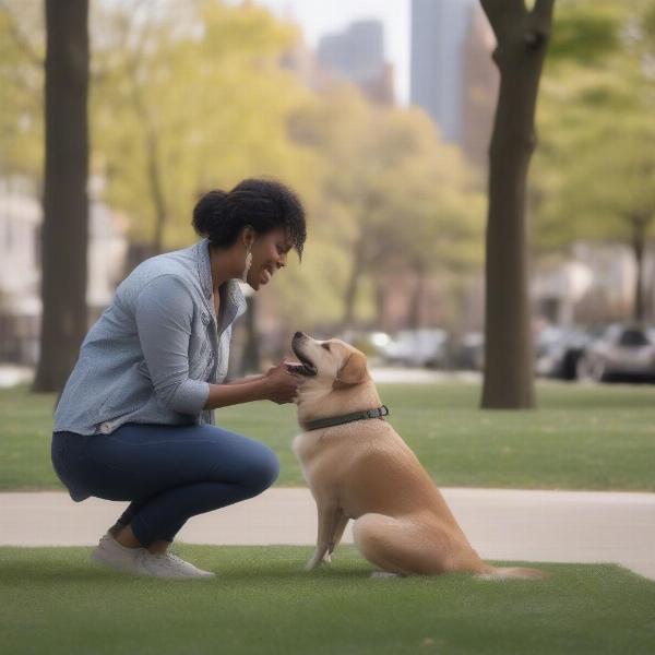 Meeting a Dog Walker in Jersey City