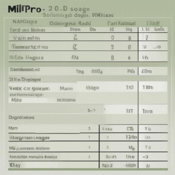 Milpro Dosage Chart for Dogs