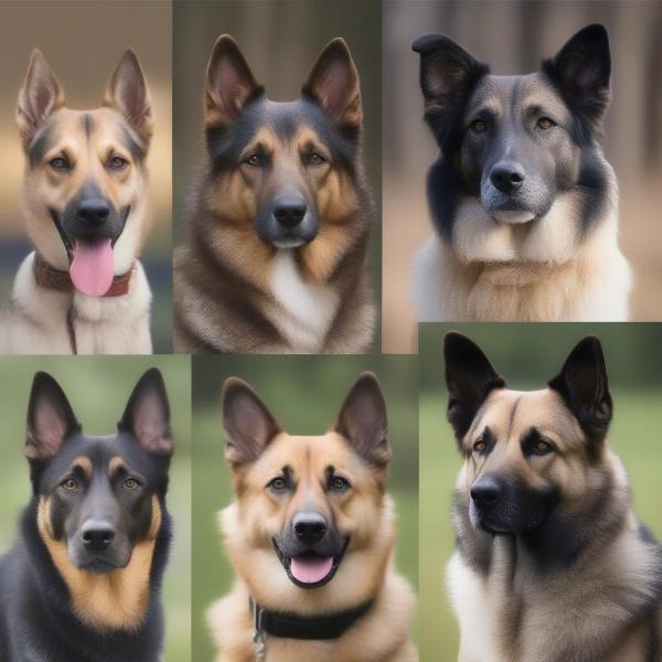 Mix Shepherd Dog Variations