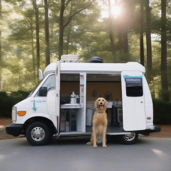 Mobile Dog Grooming Convenience in Wake Forest