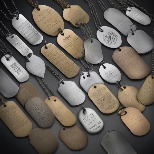 Modern Dog Tags Inspired by WWII Designs