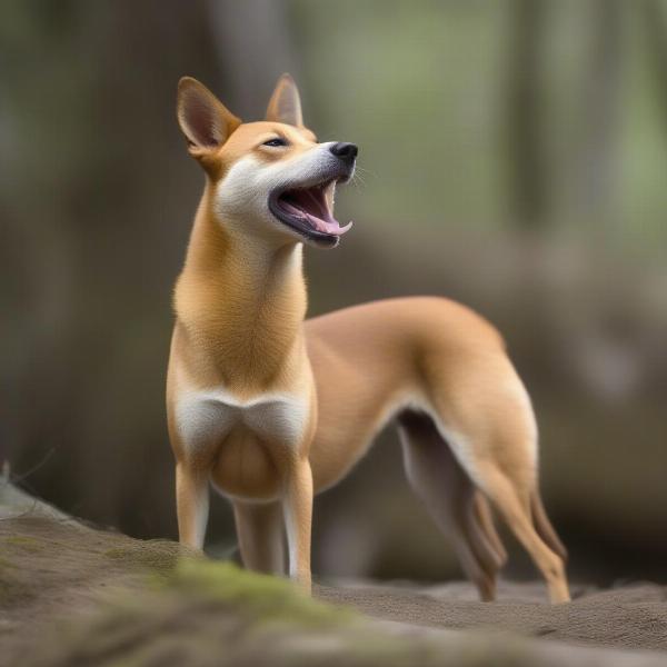 New Guinea Singing Dog Howling