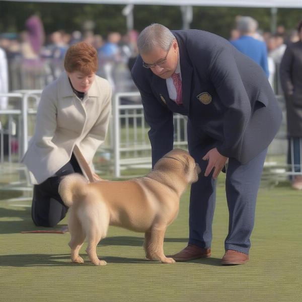 Newark Dog Show Judging