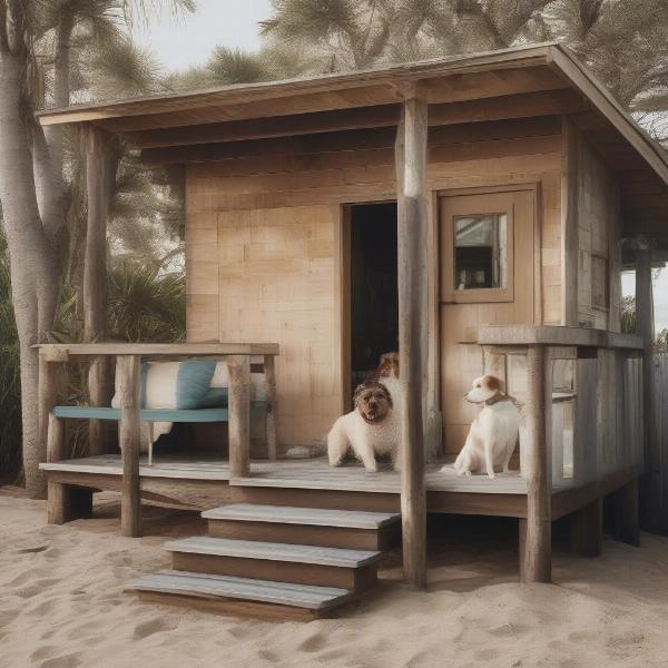 Dog-friendly beach shack on North Stradbroke Island