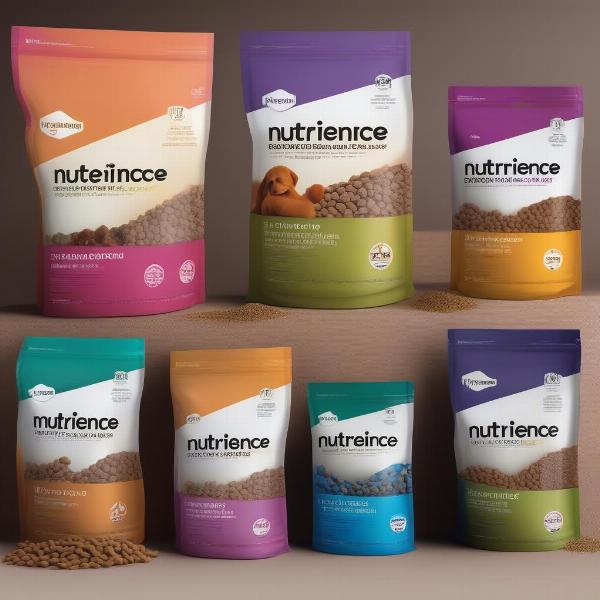 Different Nutrience Dog Food Formulas