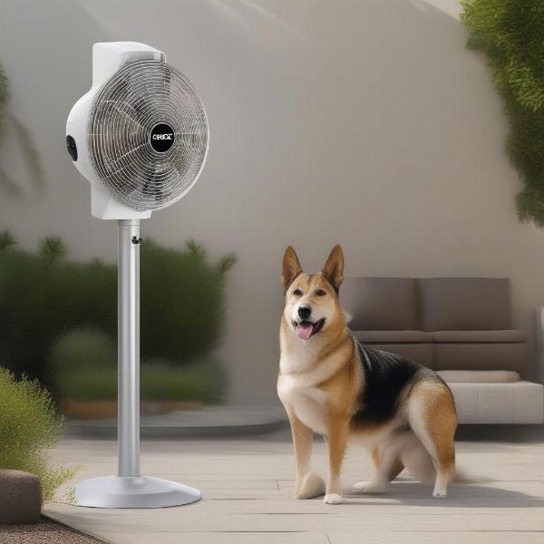 Types of Outdoor Dog Fans