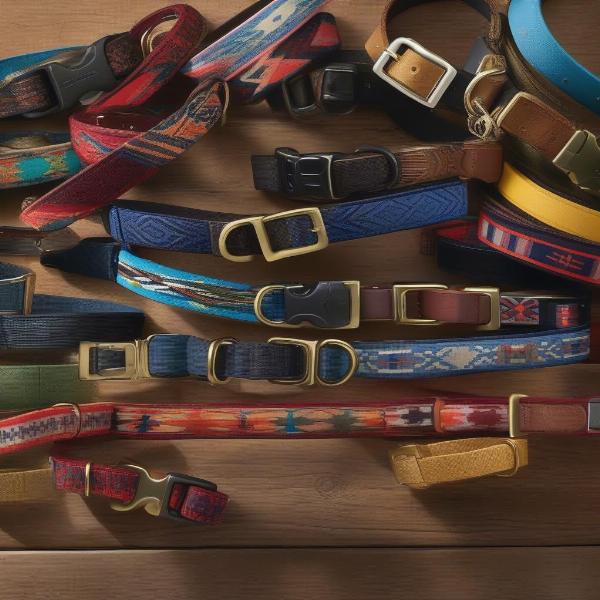 Variety of Pendleton Dog Collars