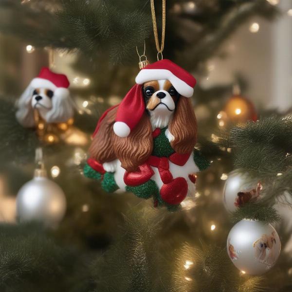 Personalized Cavalier Christmas Ornaments