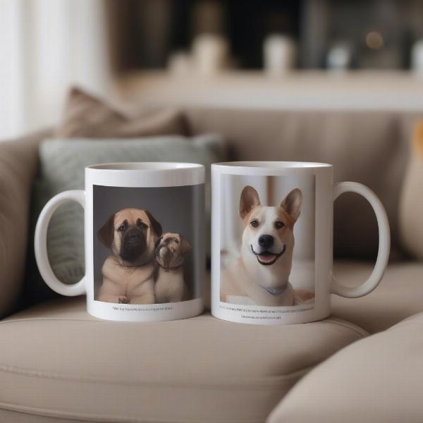 Personalized mug dog mum gift