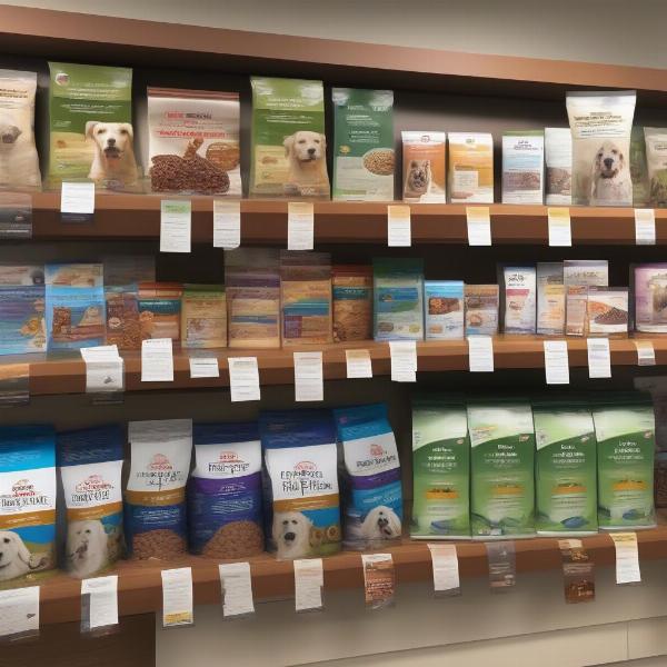 Pet Food Samples at Vet Clinic