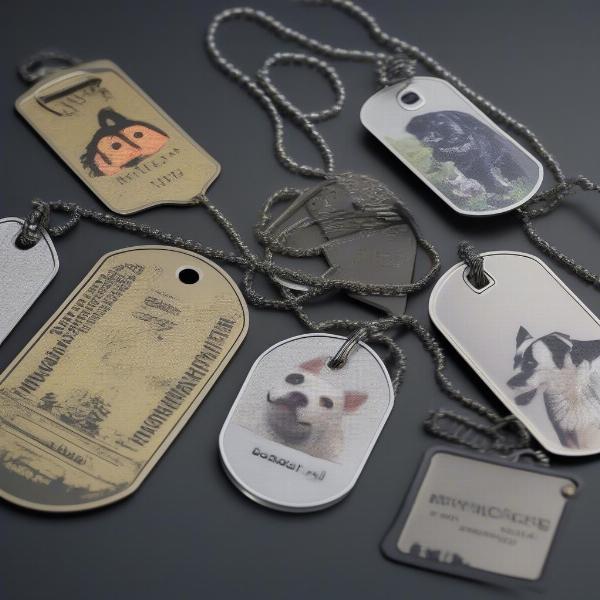 Durable Pic Dog Tags