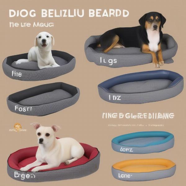 Plastic Dog Bed Sizes Chart