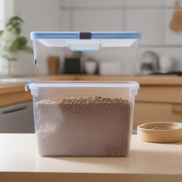 Large Plastic Dog Food Storage Container