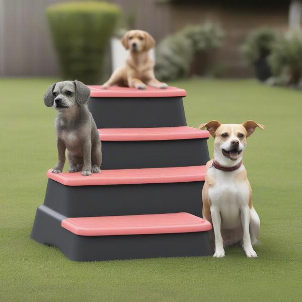 Plastic dog steps weight capacity