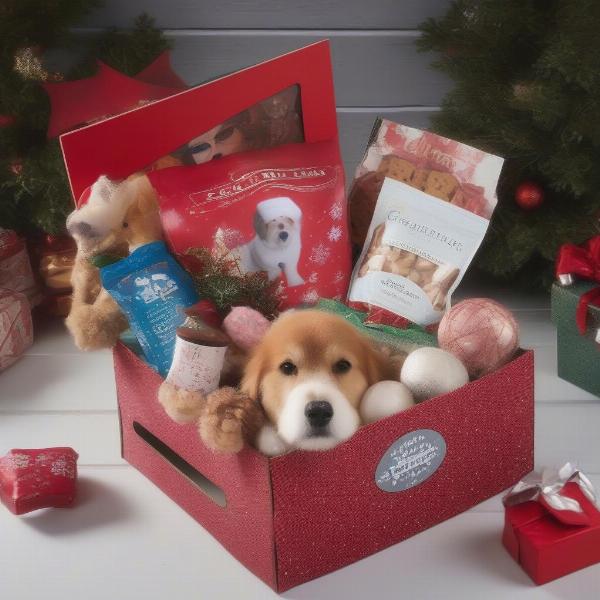 Pre-made Dog Christmas Box