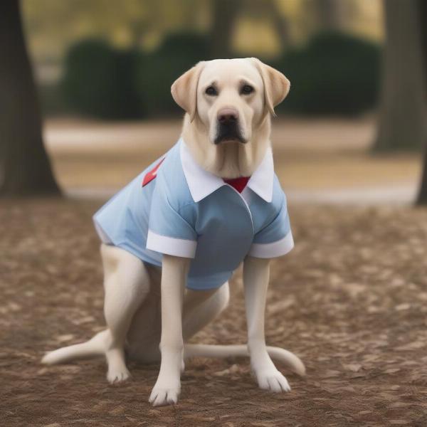 Pre-made dog nurse costume