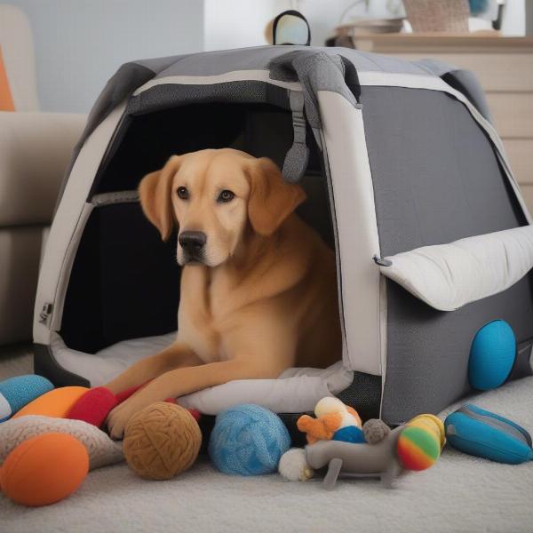 Preparing your dog for kennel travel