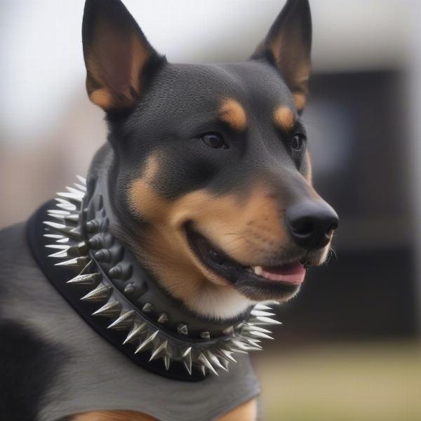 Properly Fitted Spiked Collar