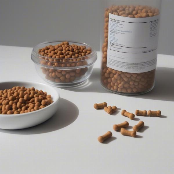 Proviable capsule and dog food