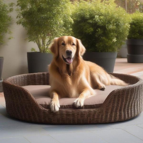 Raised Cane Dog Bed